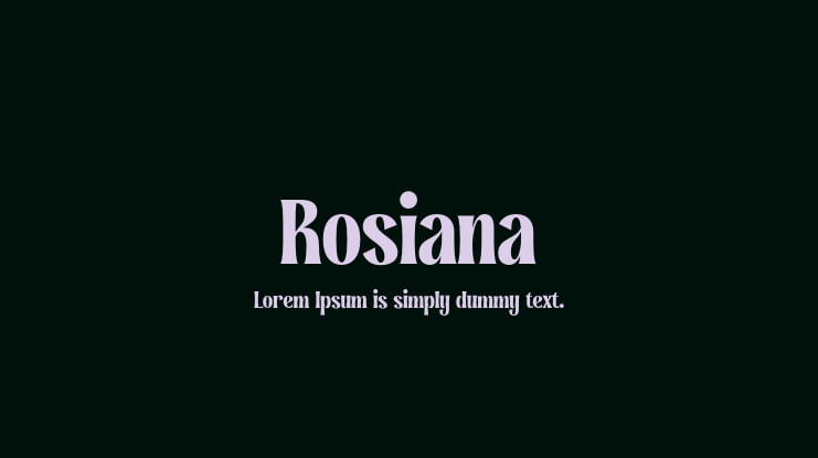 Rosiana Font