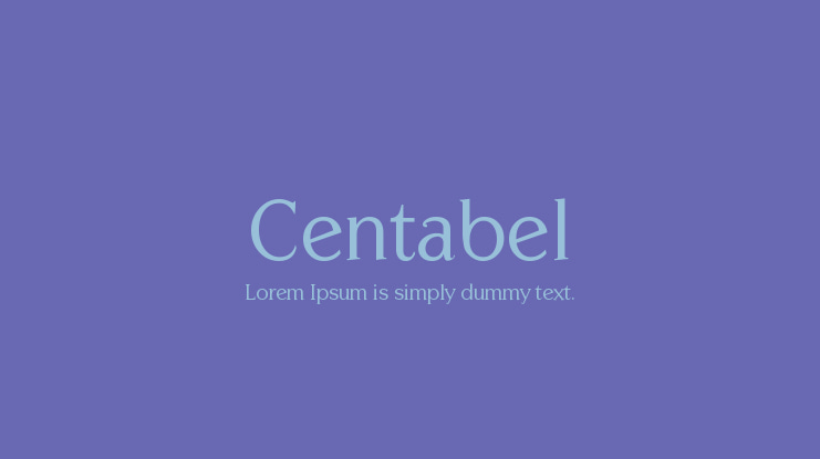 Centabel Font