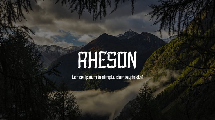 RHESON Font