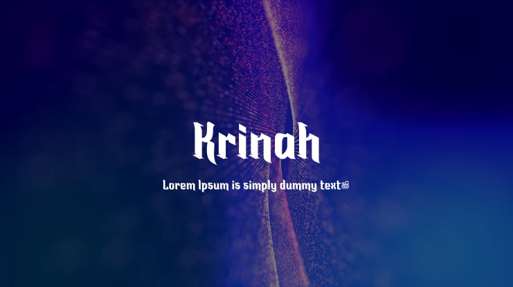 Krinah Font