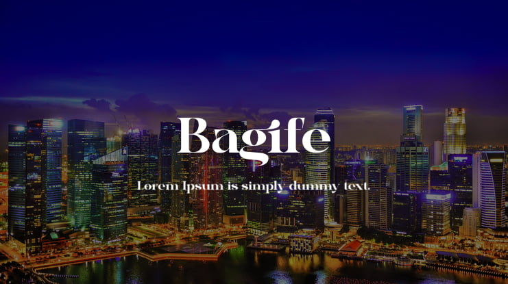 Bagife Font