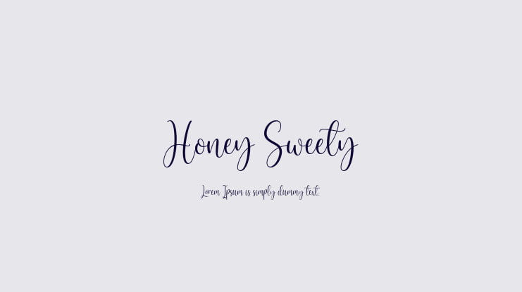 Honey Sweety Font