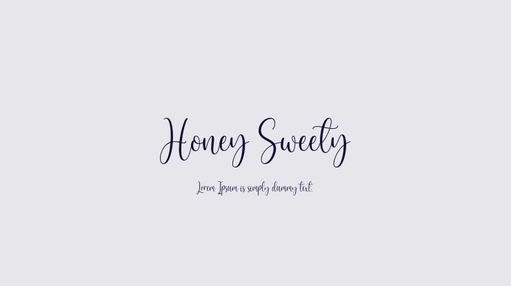 Honey Sweety Font