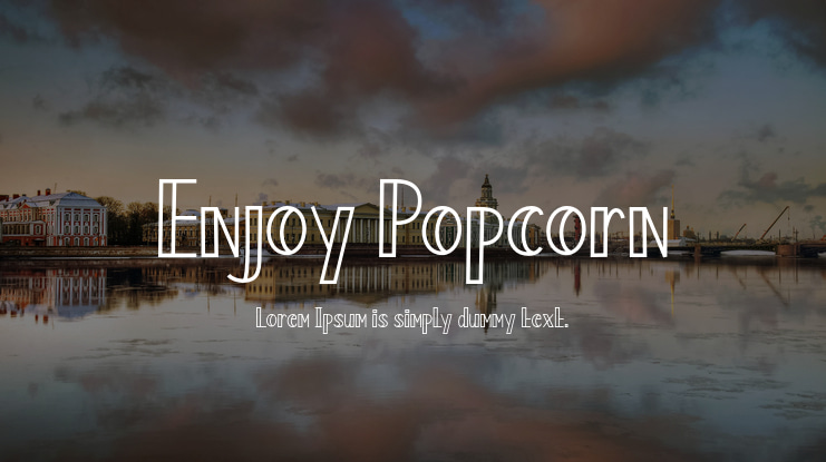 Enjoy Popcorn Font Family