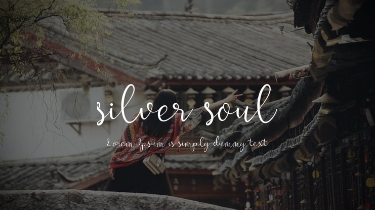 silver soul Font