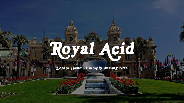 Royal Acid Font Family