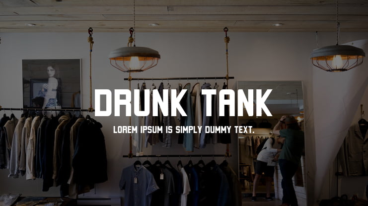 Drunk Tank Font Family