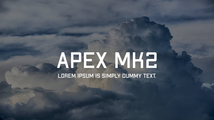 Apex Mk2 Font Family