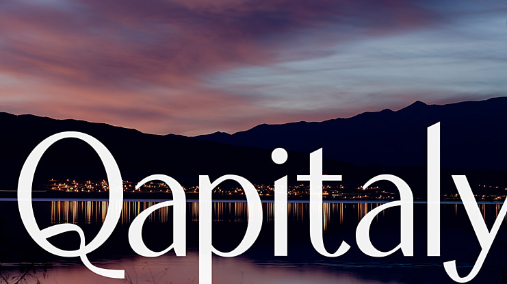 Qapitaly Font