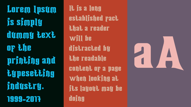 Warrior of World Font