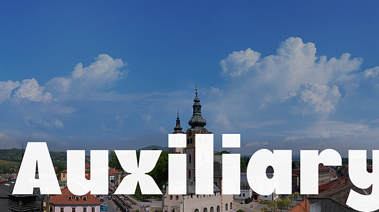 Auxiliary Font Family