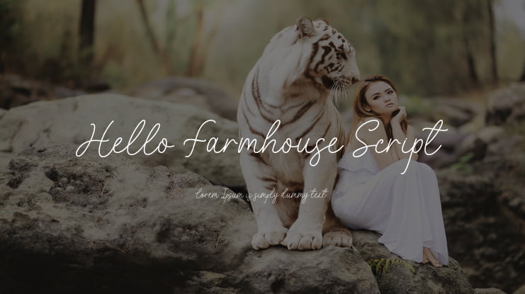 Hello Farmhouse Script Font