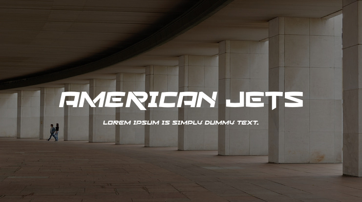 American Jets Font