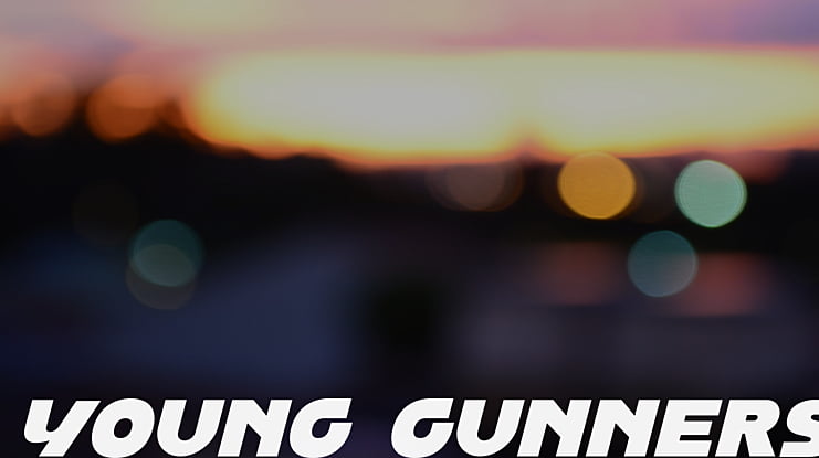 Young Gunners Font