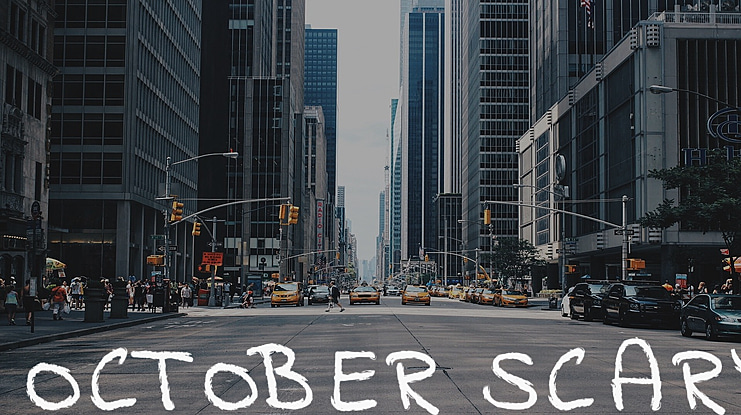 October Scary Font