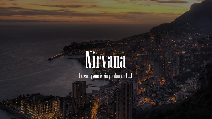 Nirvana Font