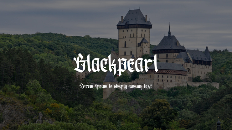 Blackpearl Font