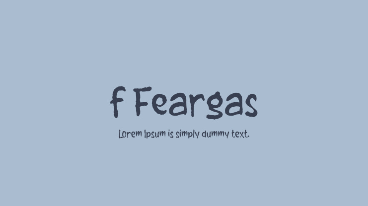 f Feargas Font