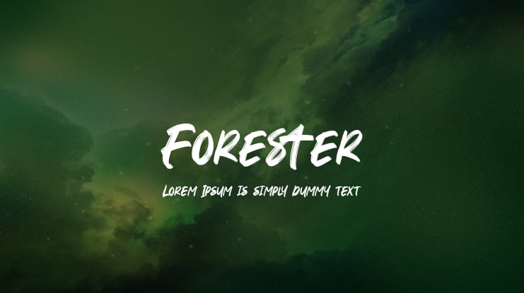 Forester Font