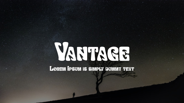 Vantage Font