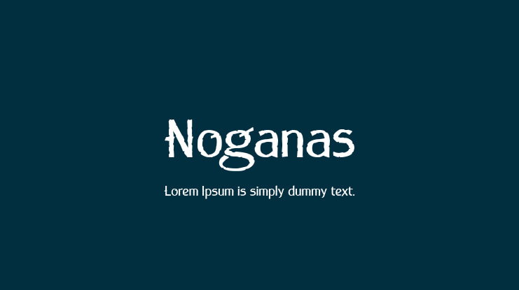 Noganas Font