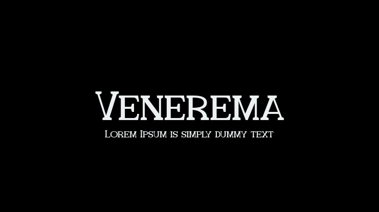 Venerema Font