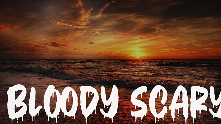 Bloody Scary Font