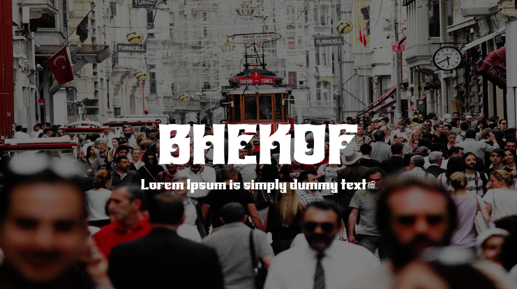 BHEKOF Font