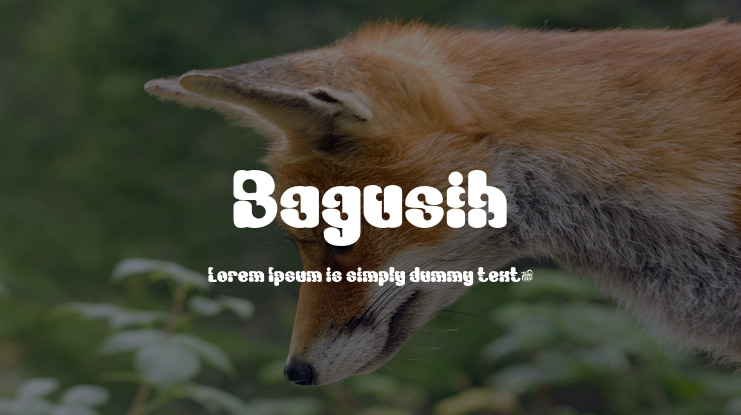 Bagusih Font