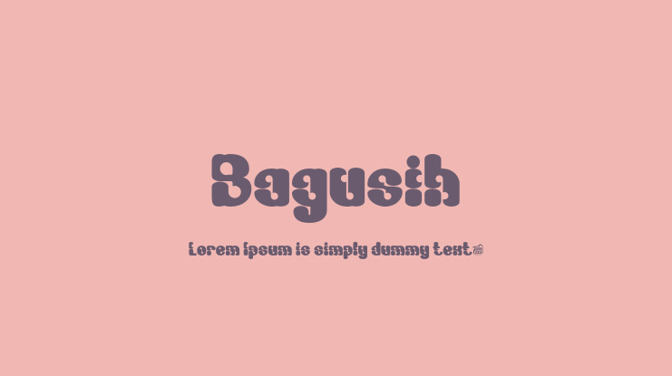 Bagusih Font
