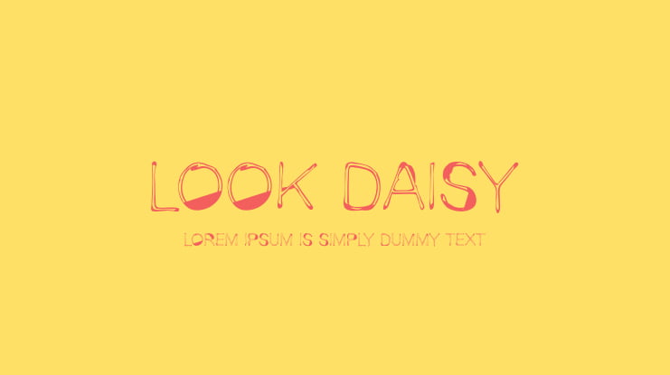Look Daisy Font