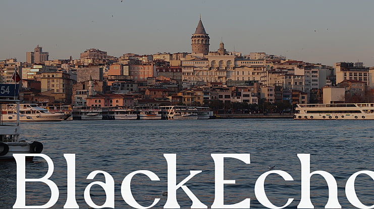BlackEcho Font
