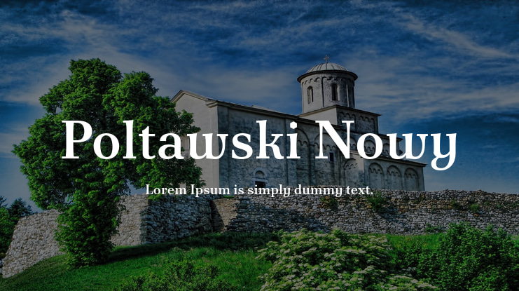 Poltawski Nowy Font Family