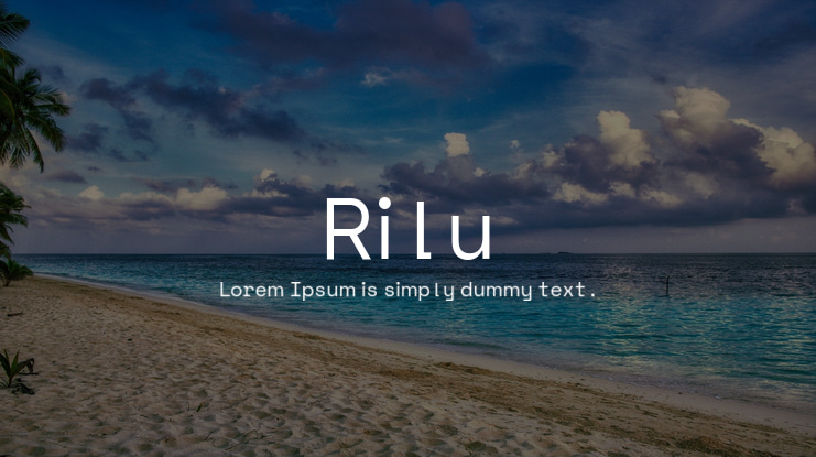 Rilu Font Family