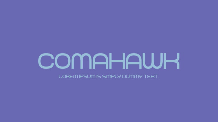 Comahawk Font