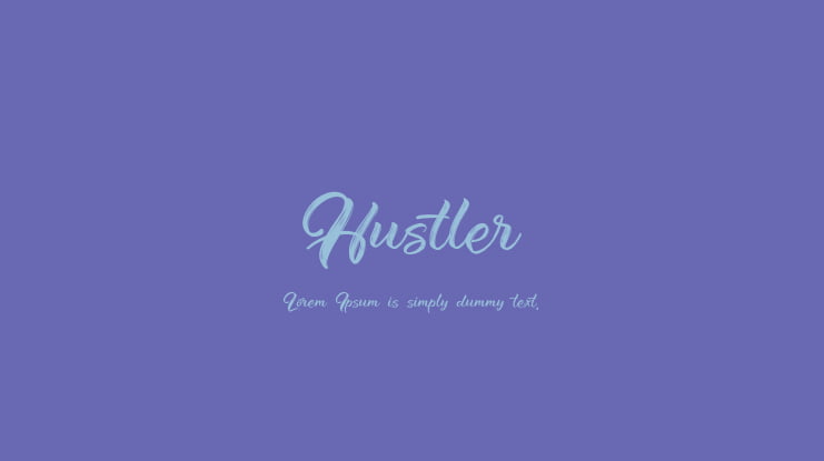 Hustler Font