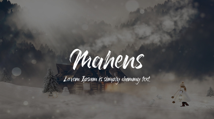 Mahens Font