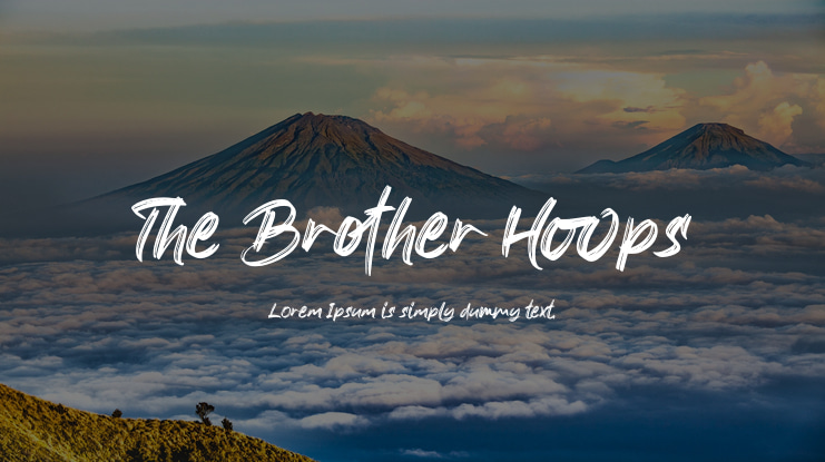 The Brother Hoops Font