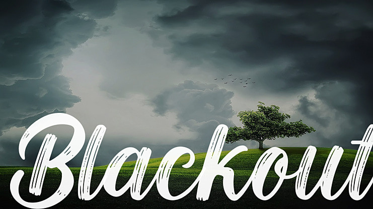 Blackout Font