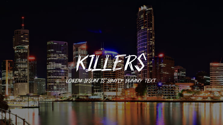 KILLERS Font