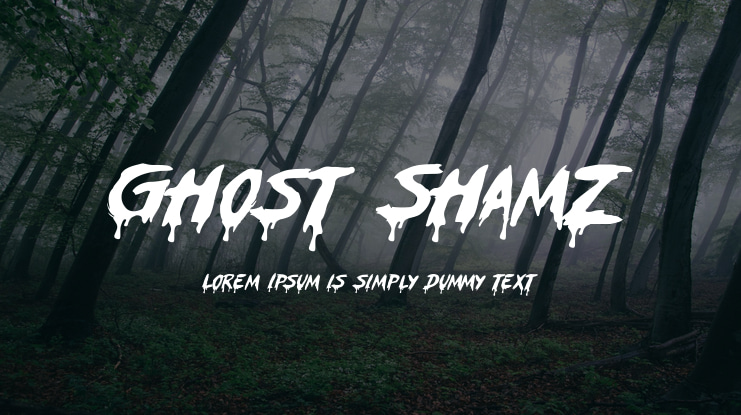 Ghost ShamZ Font