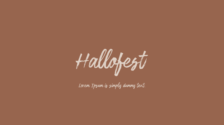 Hallofest Font