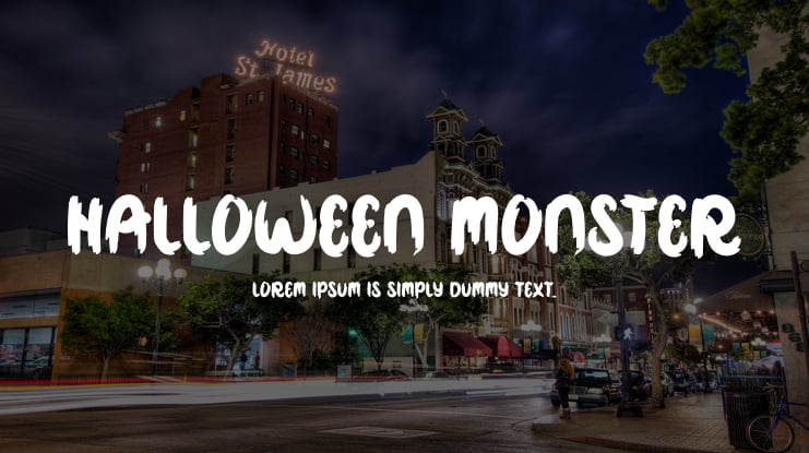 Halloween Monster Font