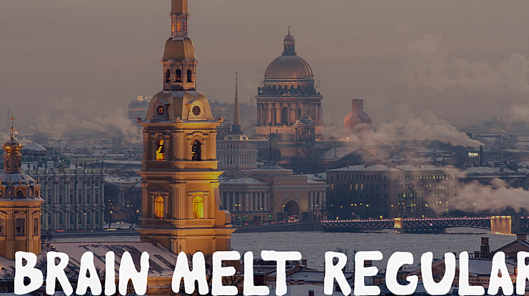 Brain Melt Font