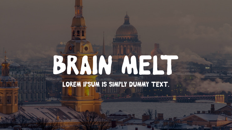 Brain Melt Font