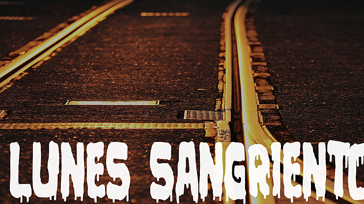 Lunes Sangriento Font