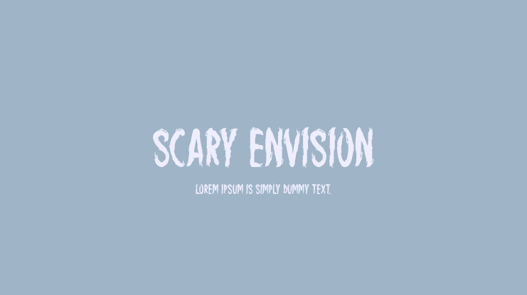 Scary Envision Font