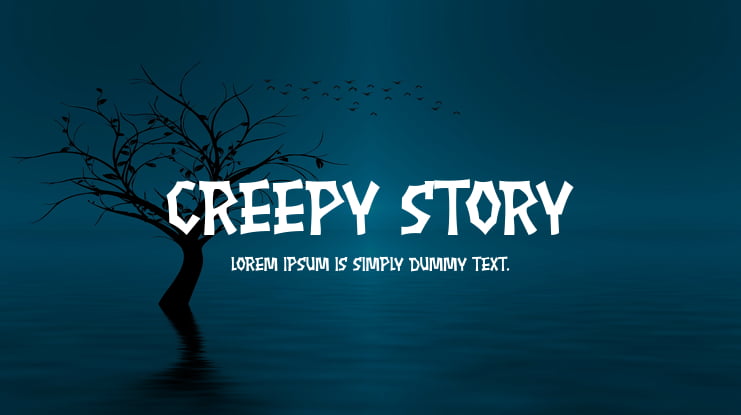 Creepy Story Font