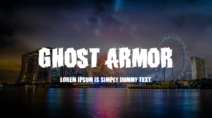 Ghost Armor Font