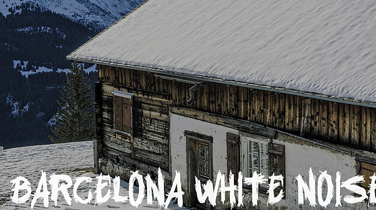 Barcelona White Noise Font